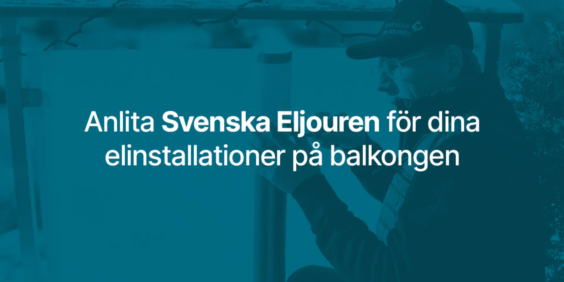 Elinstallationer balkong hero