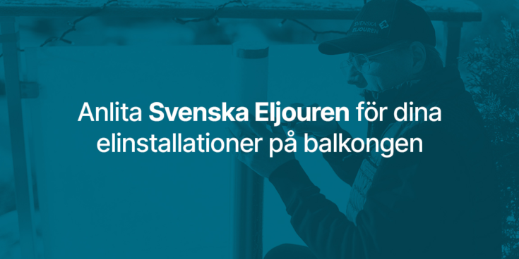 Elinstallationer balkong hero
