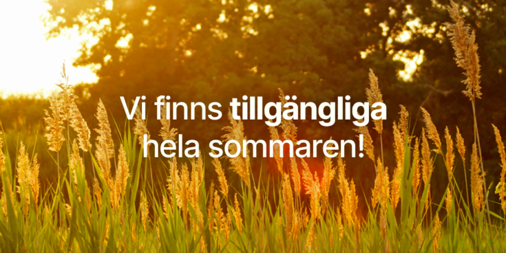 Tillgangliga hela sommaren2